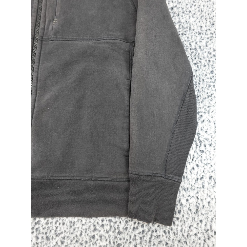 Lululemon Hoodie Mens XL Black Full Zip Fleece Lined Faded Sporty Jacket - Picture 4 of 13